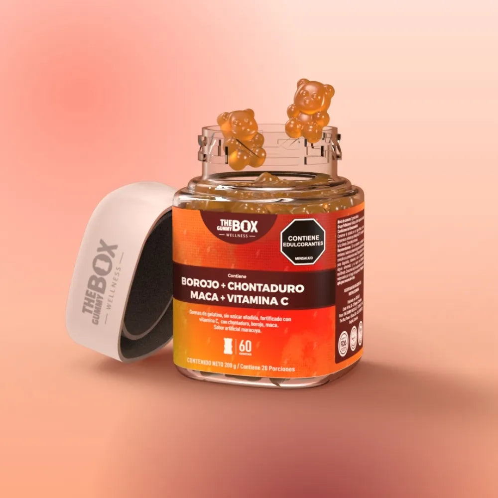 Borojó, chontaduro y maca en gomitas ⚡️