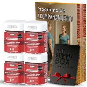 3xGomitas de Vinagre De Manzana + Una Unidad Extra GRATIS + Guías y Videos De Acompañamiento YT