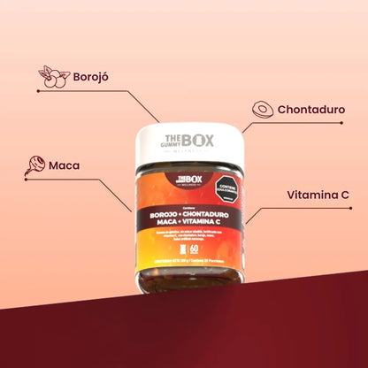 Borojó, chontaduro y maca en gomitas ⚡️