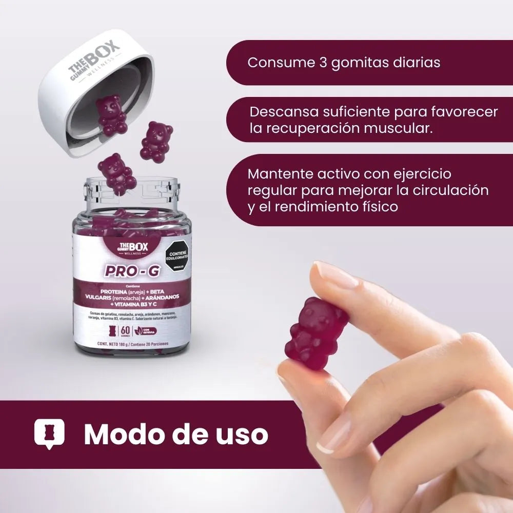 Pro-G en gomitas 🫐