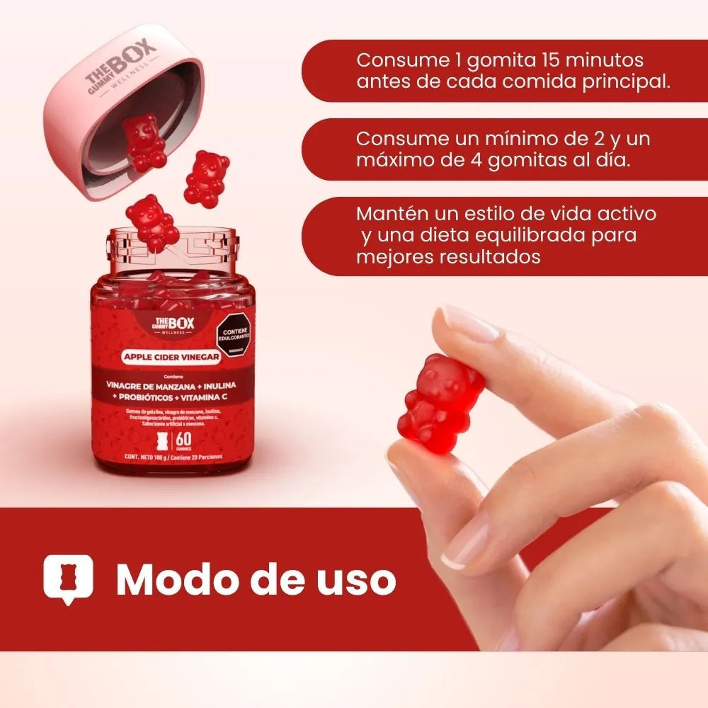 Vinagre de Manzana en Gomitas 🍎