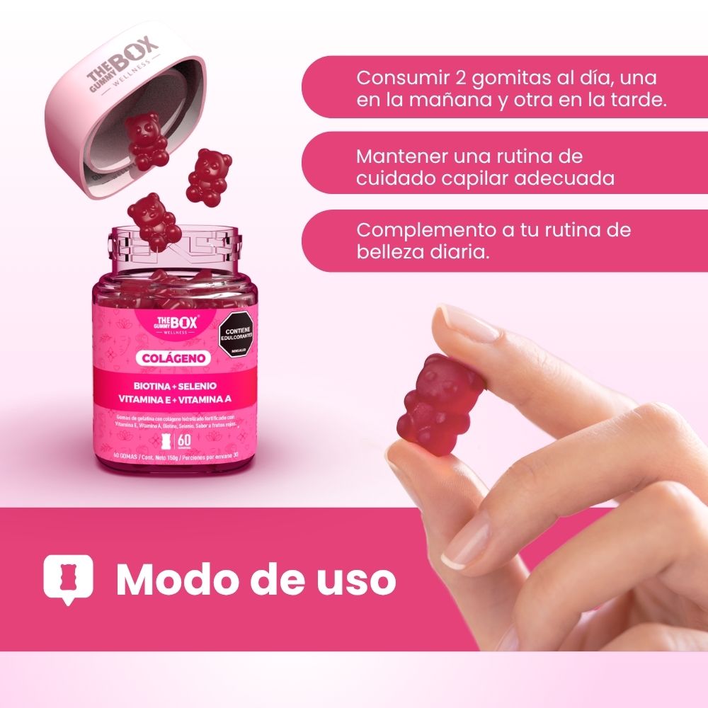 Colageno y biotina en gomitas 💅🏻