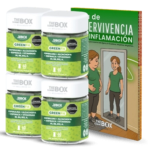3xJugo Verde En Gomitas + 1 Unidad Extra GRATIS + Guía De Supervivencia A La Inflamación GRATIS FB