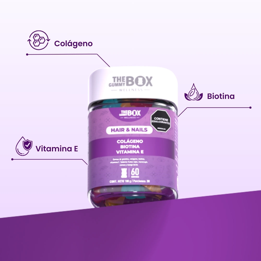 Colageno y biotina en gomitas 💅🏻