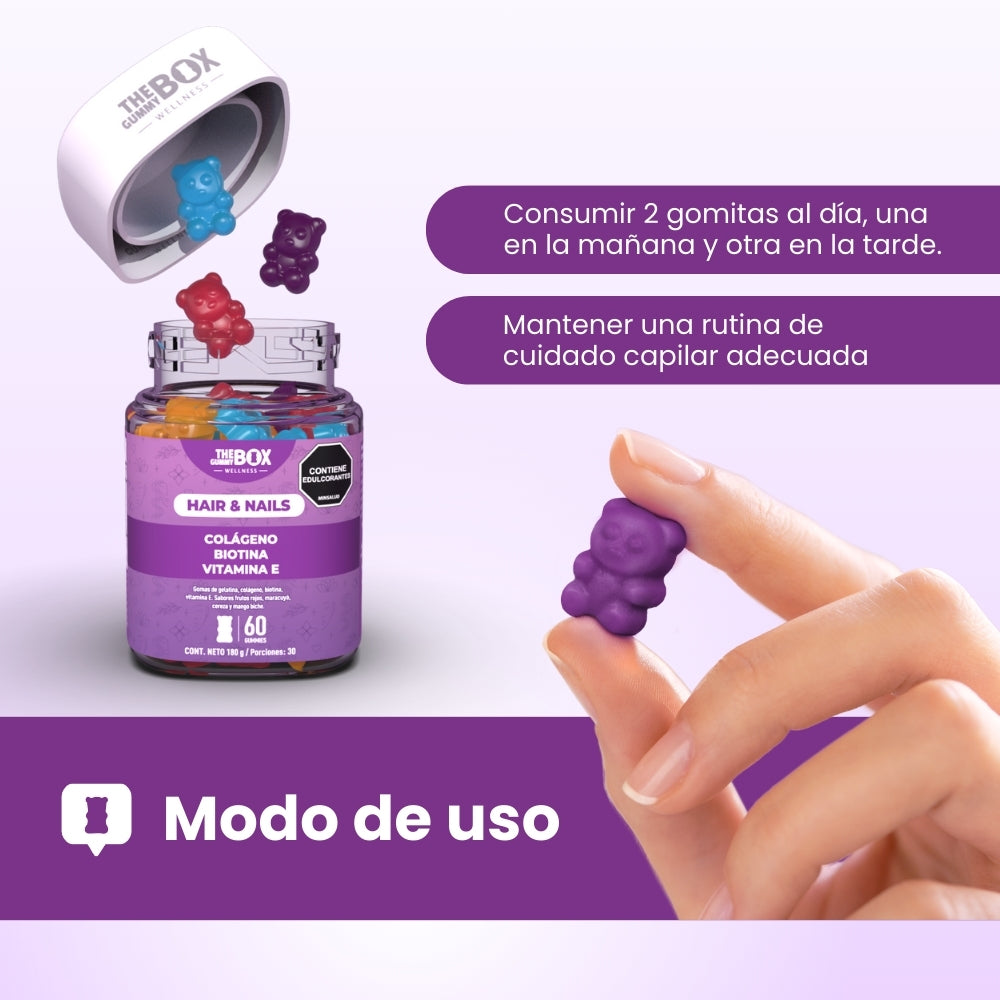 Colageno y biotina en gomitas 💅🏻