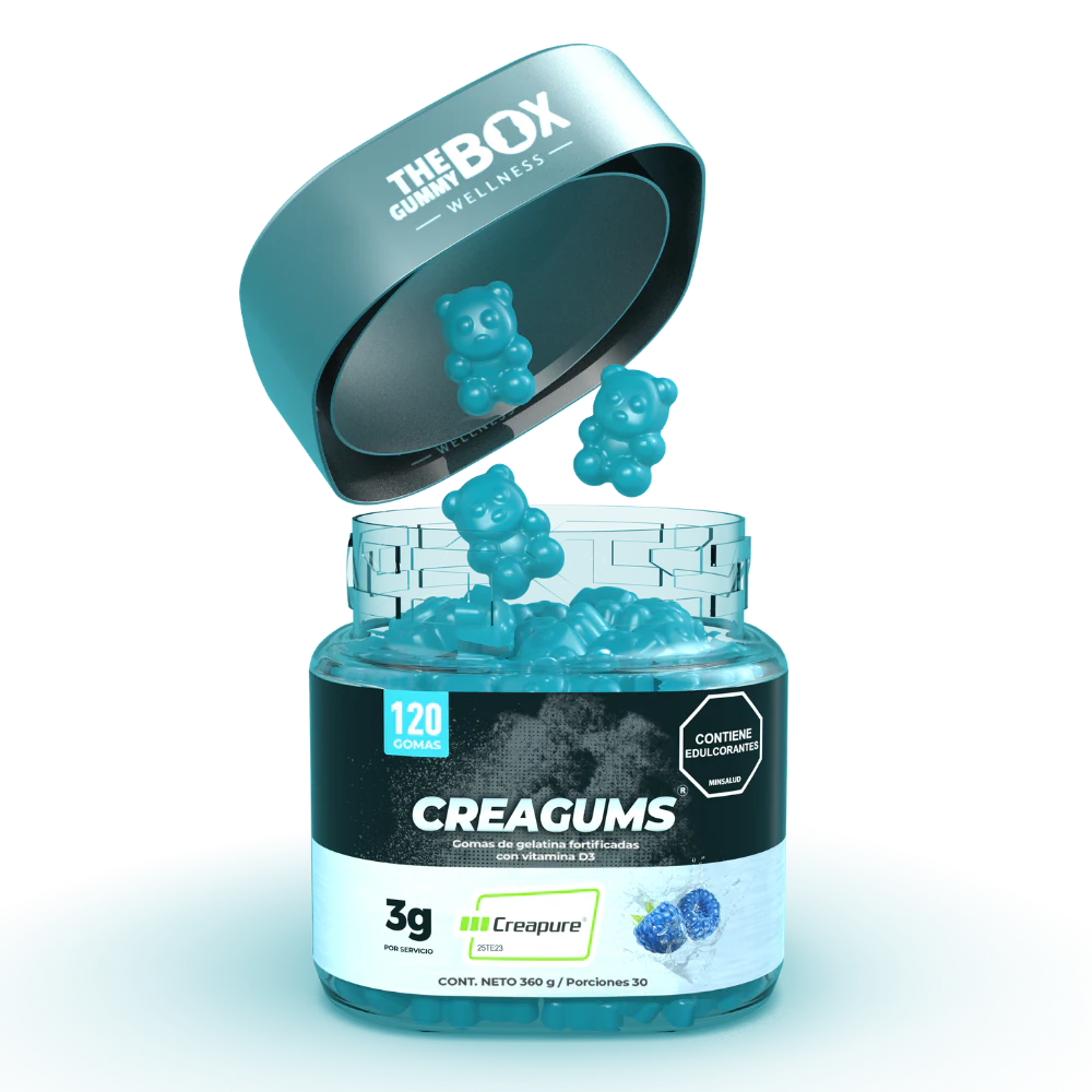 CreaGums Creatina Creapure en Gomitas The Gummy Box