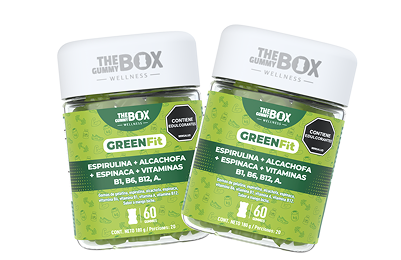 Espirulina, alcachofa, espinaca y vitaminas en gomitas 💚