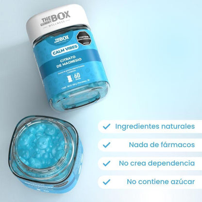 Magnesio, manzanilla y pasiflora en gomitas 😴