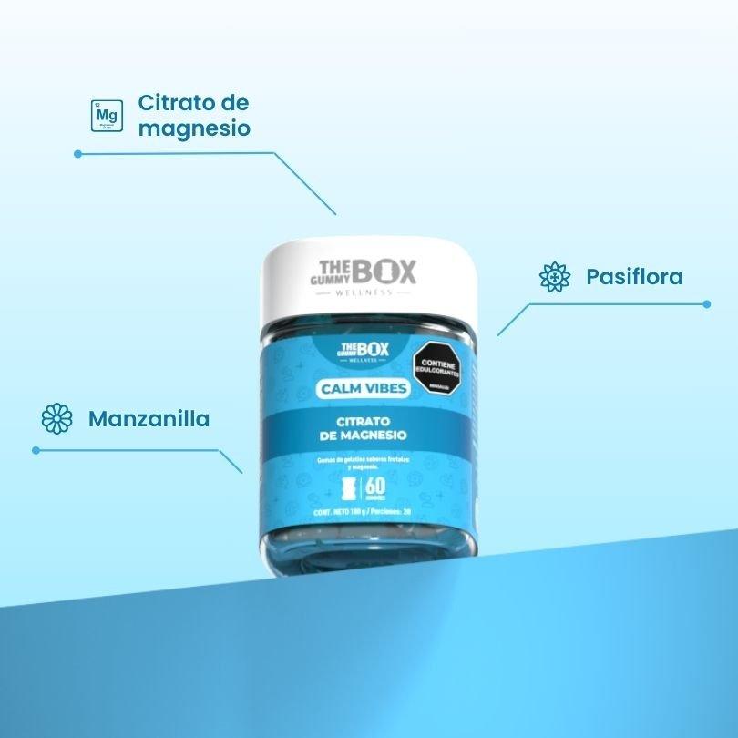 Magnesio, manzanilla y pasiflora en gomitas 😴