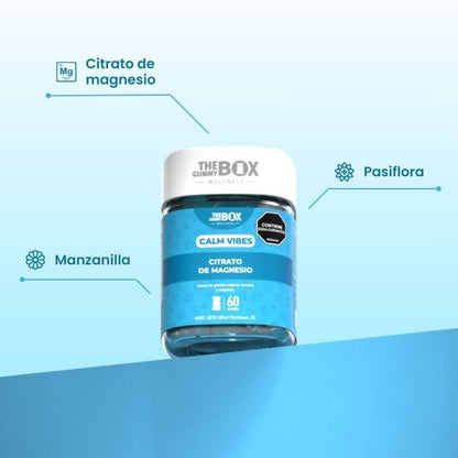 Magnesio, manzanilla y pasiflora en gomitas 😴