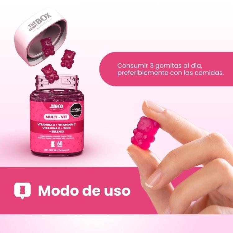 Vitamina A,C,E, zinc y selenio en gomitas💪🏻