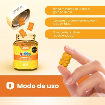 Vitamina C + zinc para niños, en gomitas 💪🏻