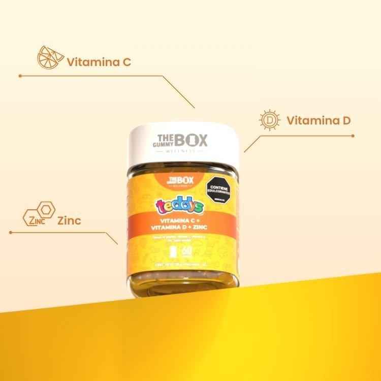 Vitamina C + zinc para niños, en gomitas 💪🏻